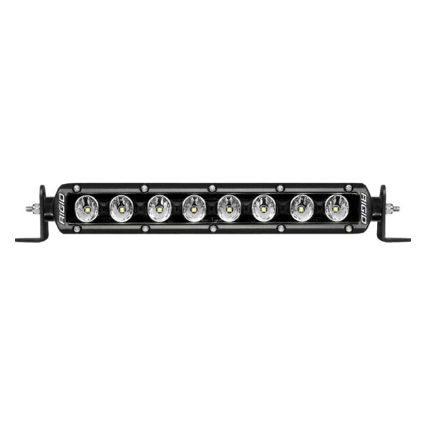 Rigid Industries® - Radiance Plus SR-Series 10" 43W Broad Spot Beam LED Light Bar with 8 Option RGBW Backlight, Front View