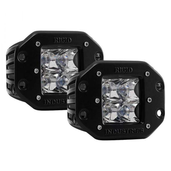 Rigid Industries® - D-Series Flush Mount 3" 15.8W Spot Beam Amber LED Light