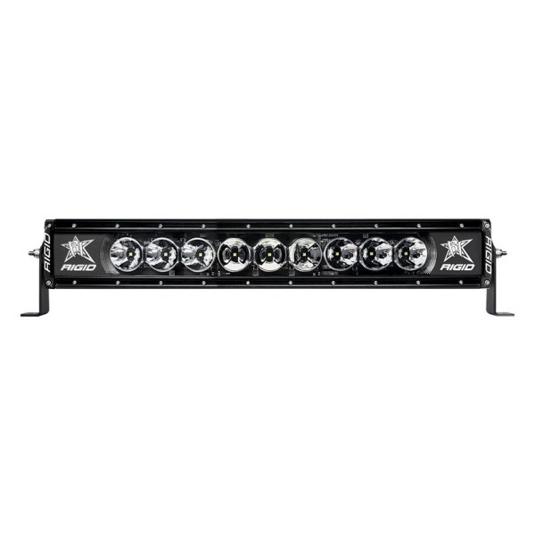 Rigid Industries® - Radiance Plus Series 20" 92W Broad Spot Beam LED Light Bar with Red Backlight, Front View