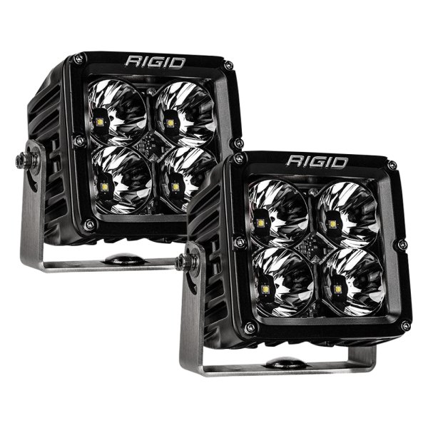 Rigid Industries® - Radiance Series 4"x4" 2x50W Broad Spot Beam LED Pod Lights with White Backlight