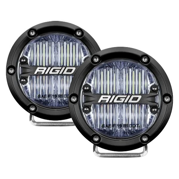 Rigid Industries® - 360-Series SAE 4" 2x40W Round Fog Beam LED Lights