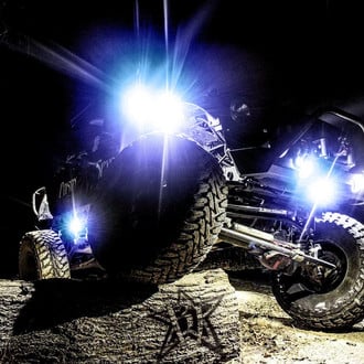 Rigid Industries® - A-Series Blue LED Rock Light Kit