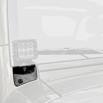 Rigid Industries® - Single A-Pillar Mounts for Two D-Series Pro, Dually, DXL, R-46 Lights