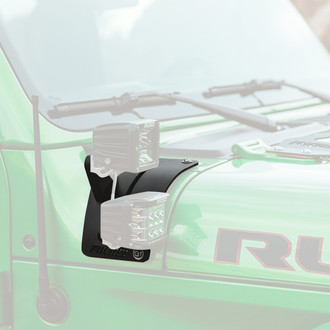 Rigid Industries® - Cowl Mounts for Two D-Series Pro Lights