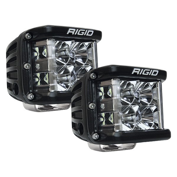 Rigid Industries® - A-Pillar D-SS Series 3"x4" 2x54W Flood Beam LED Light Kit