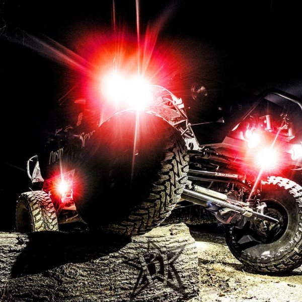 Rigid Industries® - A-Series Red LED Rock Light