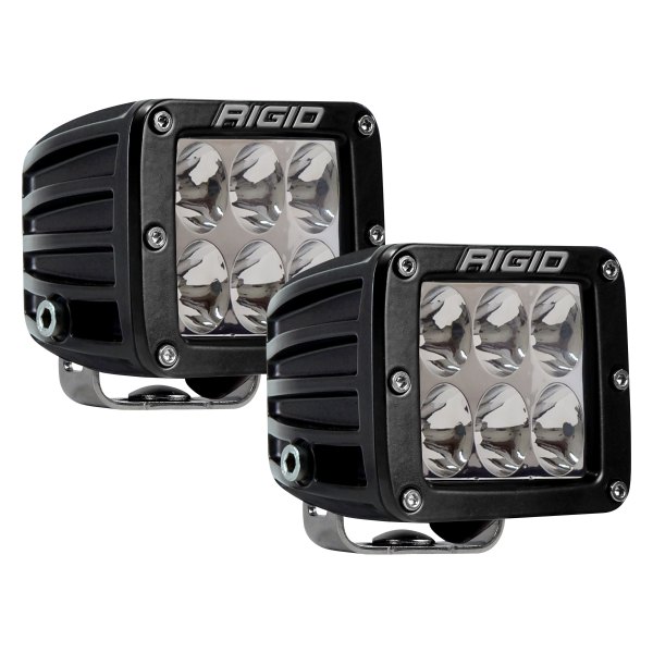 Rigid Industries® - D-Series Pro 3"x3" 2x44W Driving Beam LED Lights