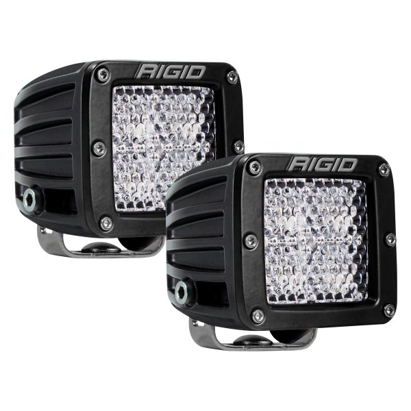 Rigid Industries® - D-Series Pro 3"x3" 2x42W Driving/Diffused Beam LED Lights
