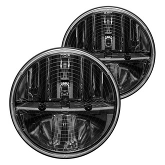 Rigid Industries® - 7" Round Black LED Headlights (H6024)