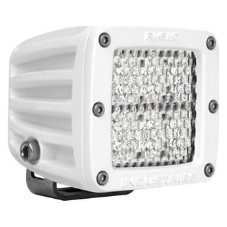 Rigid Industries® - D-Series 3" 15.8W White Housing Diffused Beam LED Light