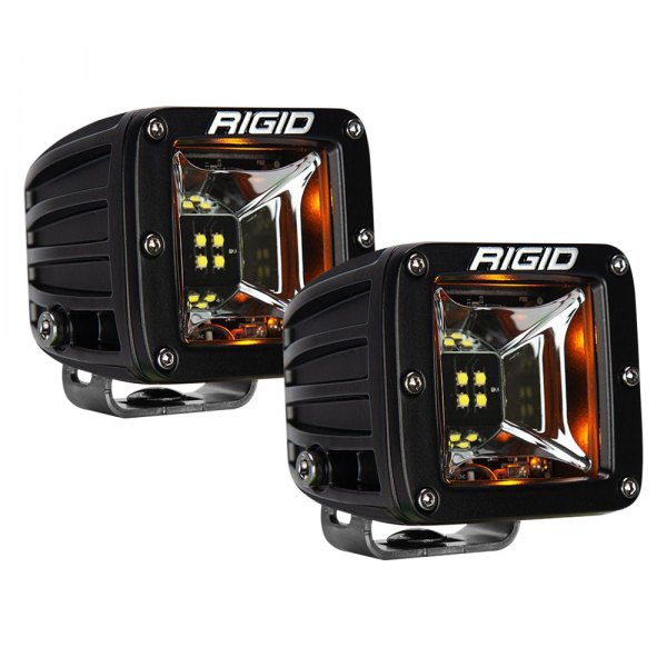 Rigid Industries® - Radiance Series 3"x3" 2x30W Scene Beam LED Lights with Amber Backlight