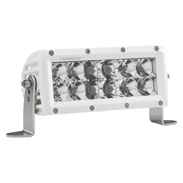 Rigid Industries® - E-Series Pro 6" 82W Dual Row White Housing Spot/Flood Combo Beam LED Light Bar