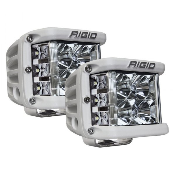 Rigid Industries® - D-SS Pro Series 3"x4" 2x47W White Housing Flood Beam LED Lights