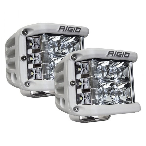 Rigid Industries® - D-SS Pro Series 3"x4" 2x47W White Housing Spot Beam LED Lights