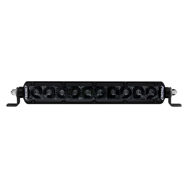 Rigid Industries® - SR-Series Pro Midnight Edition 10" 61W Spot Beam LED Light Bar, Front View