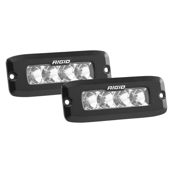 Rigid Industries® - SR-Q Series Pro Flush Mount 2"x6" 2x32W Flood Beam LED Lights