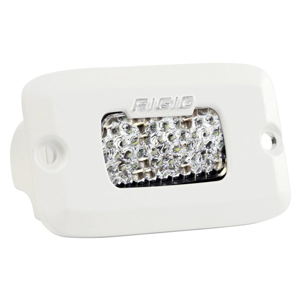 Rigid Industries® - SR-M Series Pro Flush Mount 3"x2" 23W White Housing Diffused Beam LED Light