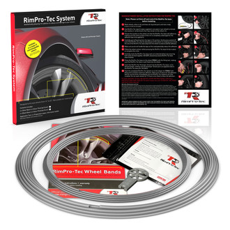 RimPro-Tec® - Wheelbands™ 13 to 22" Silver Insert and Silver Track Wheel Protection Kit