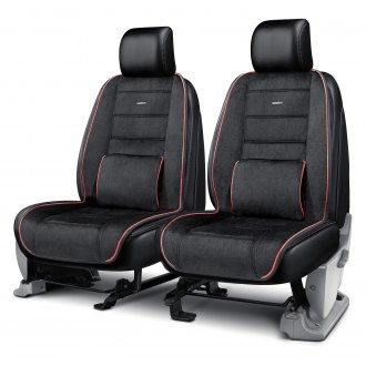 ProSyn Black Leather Auto Seat Covers for Kia Optima Full Set Car Cover