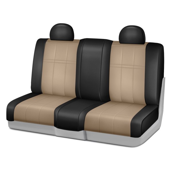 Rixxu™ - Forma Series 3rd Row Black & Beige Custom Seat Covers