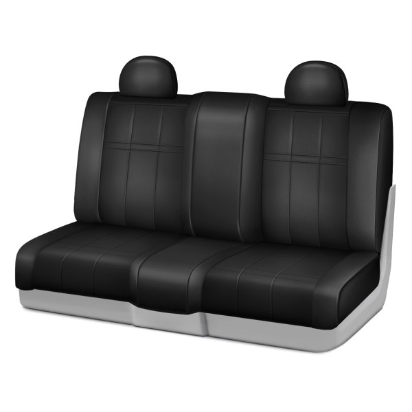 Rixxu™ - Forma Series 3rd Row Black & Black Custom Seat Covers