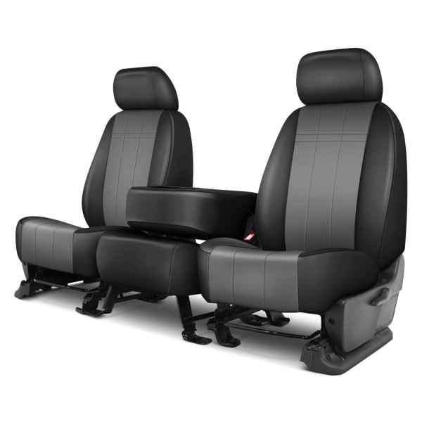 Rixxu™ - Forma Series 1st Row Black & Charcoal Custom Seat Covers
