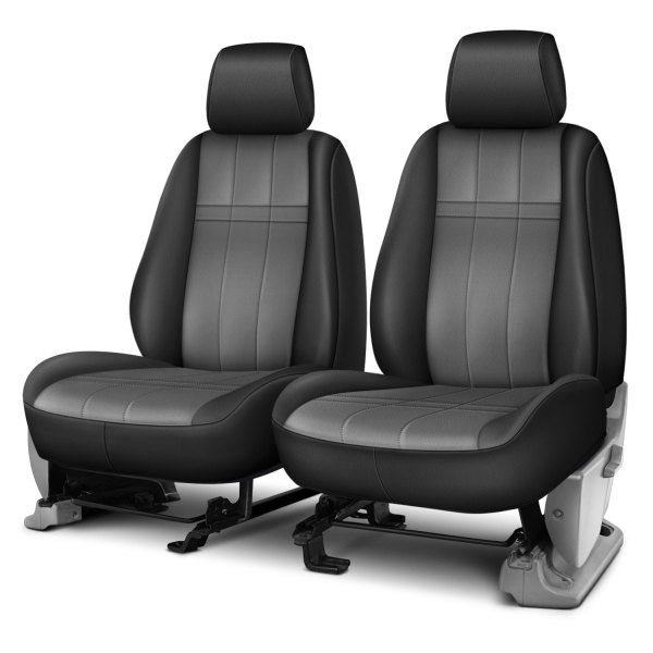 Rixxu™ - Forma Series 1st Row Black & Charcoal Custom Seat Covers