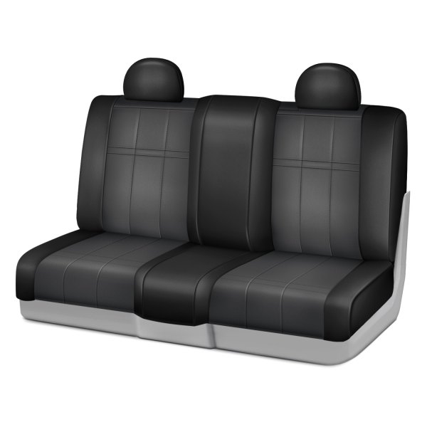 Rixxu™ - Forma Series 2nd Row Black & Dark Gray Custom Seat Covers