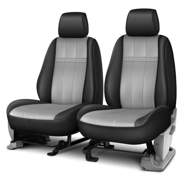 Rixxu™ - Forma Series 2nd Row Black & Light Gray Custom Seat Covers