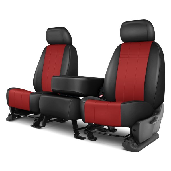 Rixxu™ - Forma Series 1st Row Black & Red Custom Seat Covers