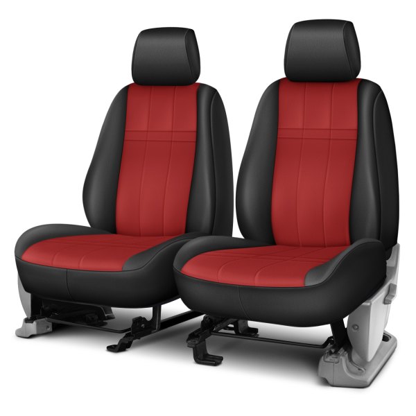 Rixxu™ - Forma Series 2nd Row Black & Red Custom Seat Covers