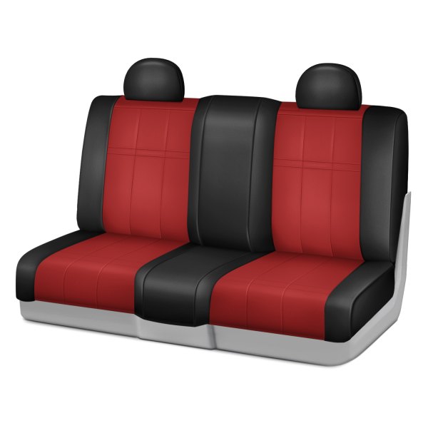 Rixxu™ - Forma Series 2nd Row Black & Red Custom Seat Covers