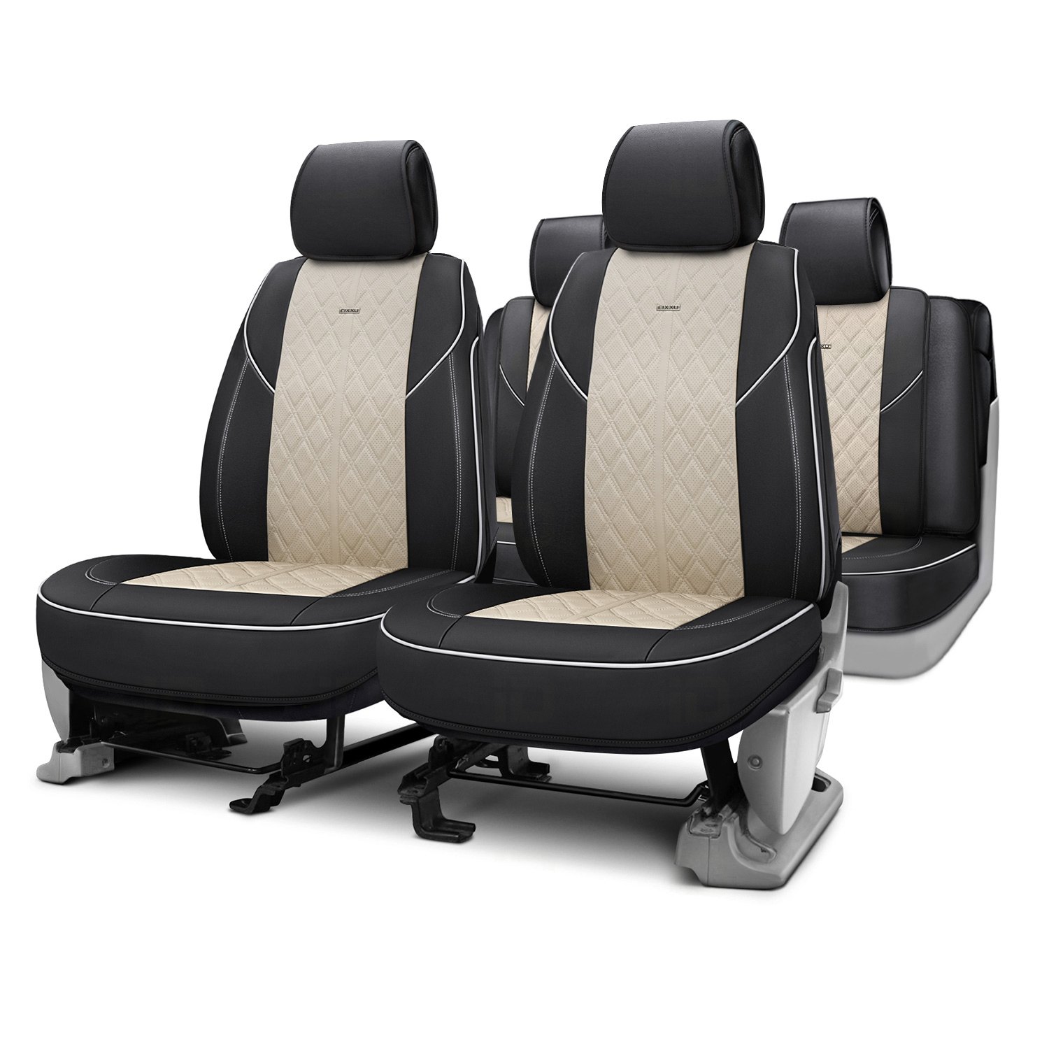  TTMiku 2-Pack Linen Car Seat Covers Front Seats Only