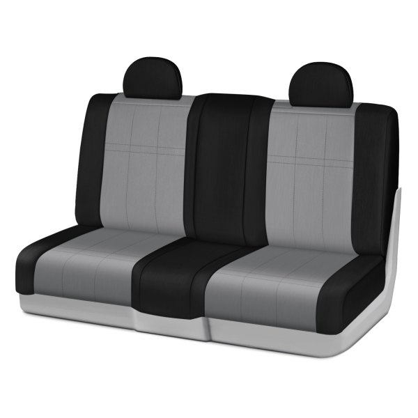 Rixxu™ - Neo Series 2nd Row Black & Light Gray Custom Seat Covers