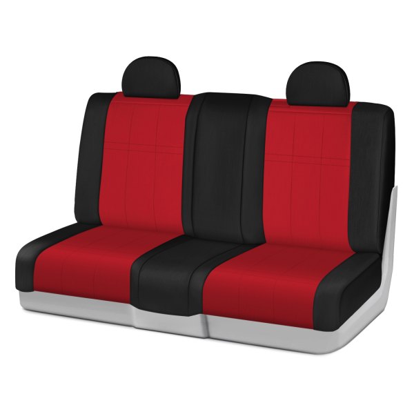 Rixxu™ - Neo Series 2nd Row Black & Red Custom Seat Covers