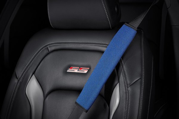 Rixxu™ - Super Sport Series Blue with Black Edge Seat Belt Covers