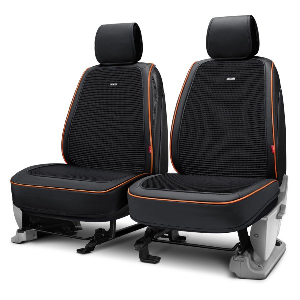 Rixxu™ - Taffeta Series 1st Row Black Seat Covers