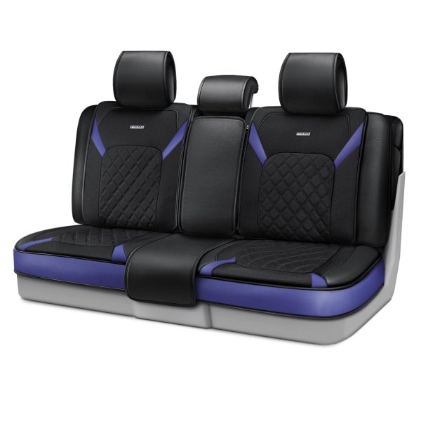 Rixxu™ - Forza Series 2nd Row Black Seat Cover with Blue Accents