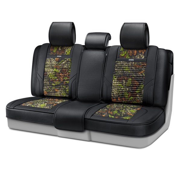 Rixxu™ - Camo Series 2nd Row Green Camo Seat Cover with Black Sides