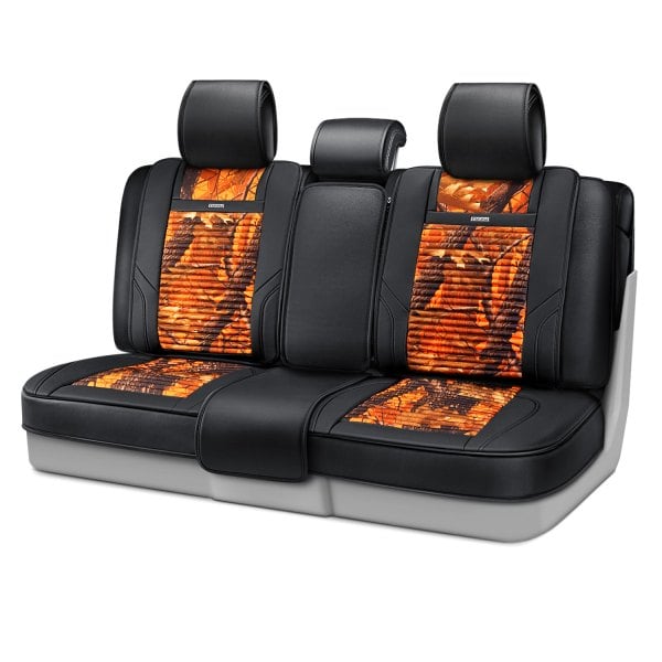 Rixxu™ Camo Series 2nd Row Orange Camo Seat Cover