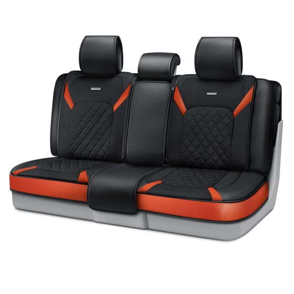 Rixxu™ - Forza Series 2nd Row Black Seat Cover with Orange Accents