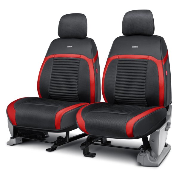 Rixxu™ - Aero Series 1st Row Black/Red Seat Covers