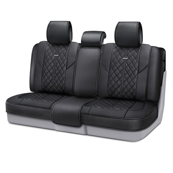 Rixxu™ - Milano Series 2nd Row Black Seat Cover