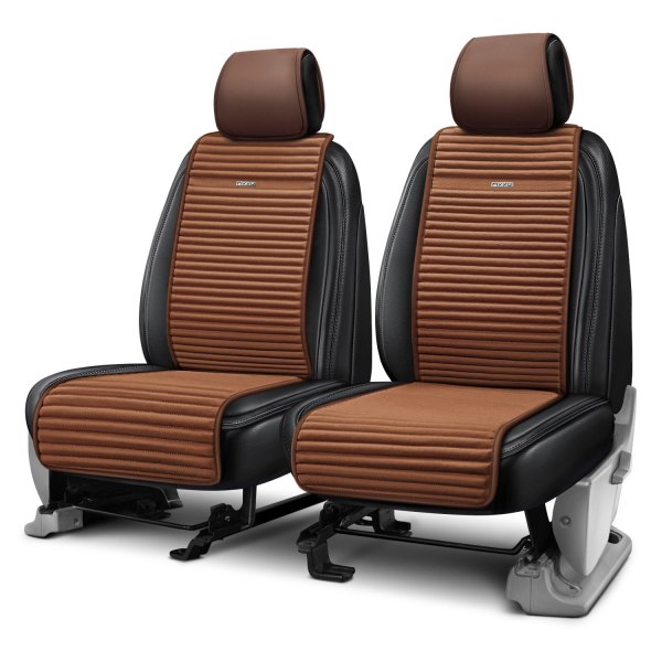 Rixxu™ - Terra Series 1st Row or 2nd Row Dark Brown Seat Covers