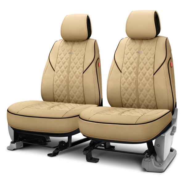 Rixxu™ - Milano Series 1st Row Tan Seat Covers
