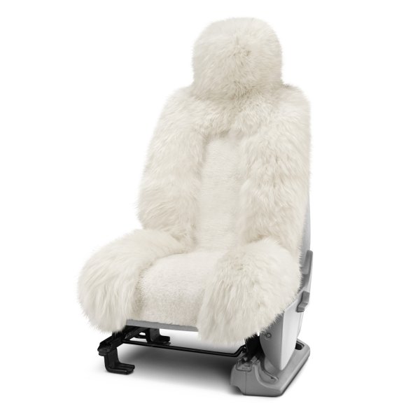 Rixxu™ - Long Sheared Sheepskin White Seat Cover