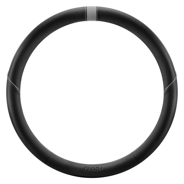 Rixxu™ - Black/Dark Gray Steering Wheel Cover