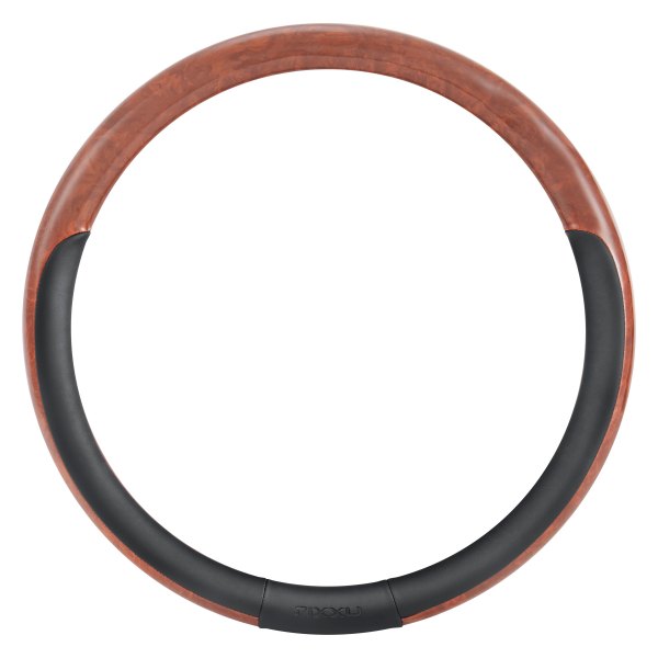 Rixxu™ - Black/Brown Steering Wheel Cover