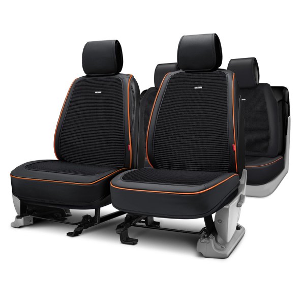 Rixxu™ - Taffeta Series Black Seat Covers