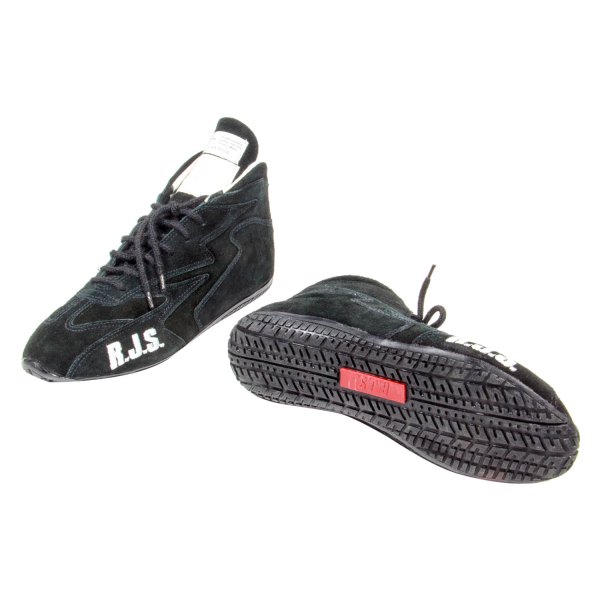 RJS® - Redline Series Black 8 Mid-Top Shoes